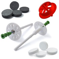 Tassello isolante WDVS Ø8 mm WKTHERM-S + rondella in polistirolo + fresa in polistirolo fresa