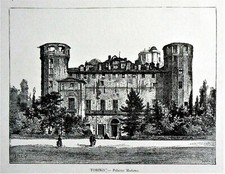 1892 Antica Xilografia:VEDUTA