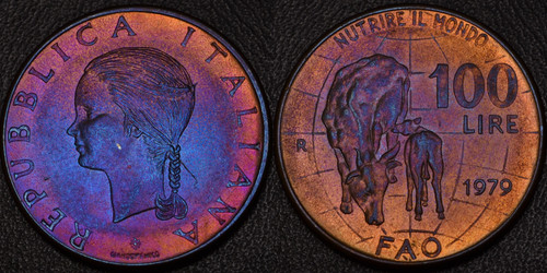 1979 italy 100 - lire, fao
