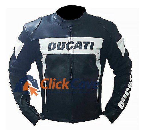Giacca moto pelle ducati - ducati, nera