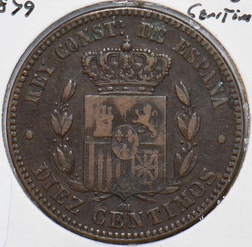 Spagna 1879 centimos - spagna, 240300