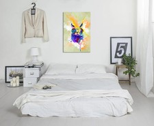 Quadro su tela arte acquerello