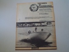 advertising Pubblicità 1961 FUORIBORDO SCAFO MOTOSCAFO PIRELLI