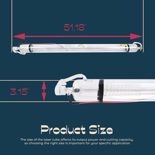 Tubo laser 80w per - laser, incisori