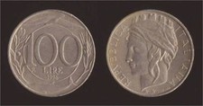 ITALIA REPUBBLICA 100 LIRE