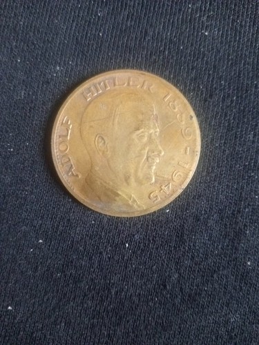 Moneta commemorativa adolf - moneta,