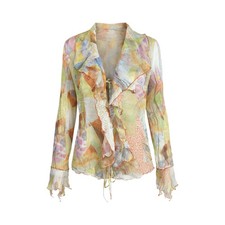 Vintage Boho Silk Printed