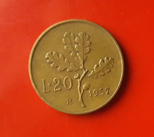 Lire 1957 variante gambo - 1957,
