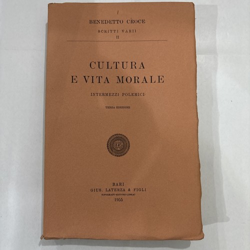 Cultura vita morale - cultura, e