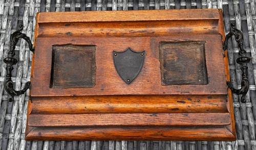 Antique wooden ink tray - antique,