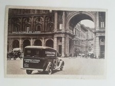 CARTOLINA FIAT 500 FURGONE MACCHINA MOSTRA ARMI GIORNALE D'ITALIA PUBBLICITÀ
