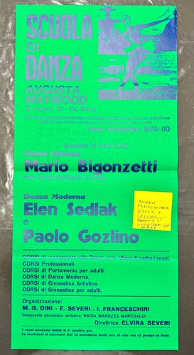 Z46 manifesto scuola - di, danza