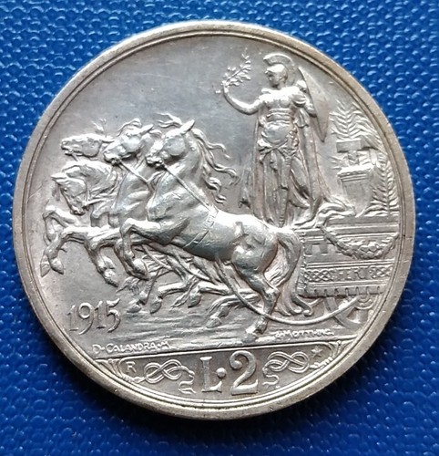 Moneta regno lire 1915 - moneta, 2