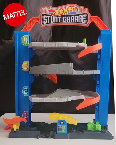 Hot wheels city stunt - stunt, garage