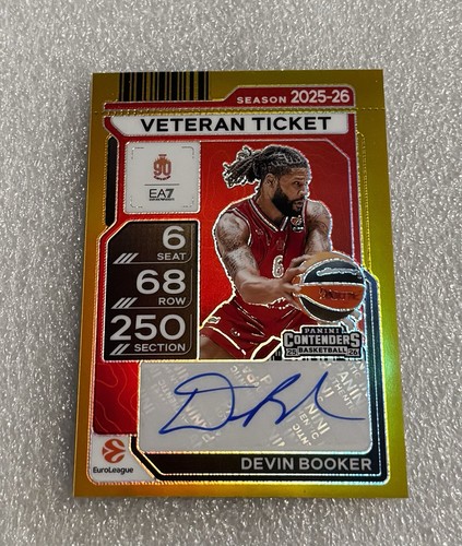 Devin booker 2025 panini - devin, 2025-26