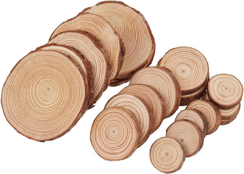 Dischetti legno grezzo - grezzo,, 3-10