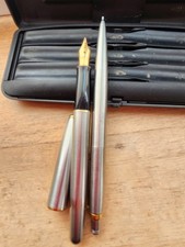 Parker pen set. gilded