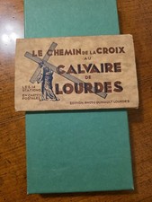 CALVARIO A LOURDES - 14 CARTOLINE RAFFIGURANTI LE STAZIONI DELLA VIA CRUCIS.