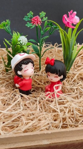 Adorable miniature couple