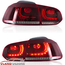 Per Vw Volkswagen Golf 6 MK6 GTI R 2008-2014 Fanali Posteriori LED Rosso Luci Freno