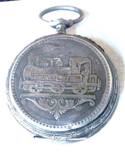 Antico motore locomotiva