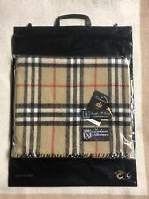 Lunghissima Stola Cashmere Blend Tartan Cammello