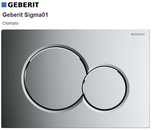 Placca comando geberit - placca,