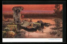 Cartolina artistica firmata