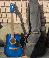 Chitarra EKO modello Ranger 6CBB con custodia - Colore blu