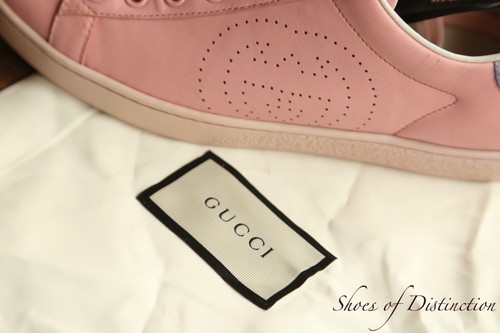 Gucci ace rosa viola pelle - ace,