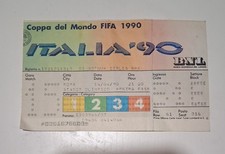 Biglietto Fase A Gironi Mondiali Calcio ITALIA 90 - Italia - Stati Uniti 1-0