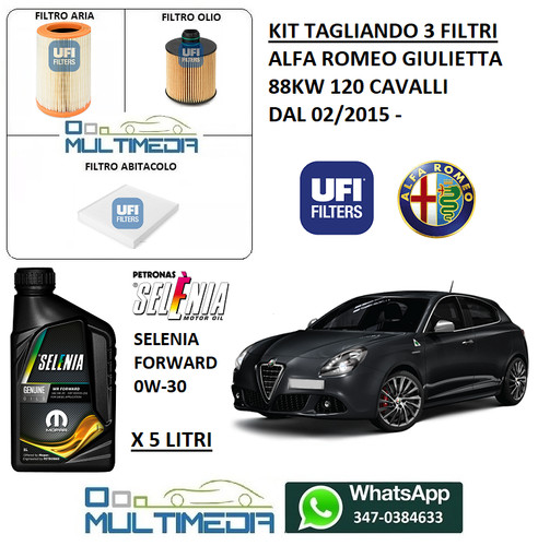 Kit tagliando filtri ufi e - 3,
