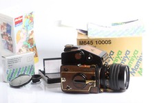 Mamiya M645 1000S Gold Lizard Edition con obiettivo Mamiya Sekor C 1,9/80 N