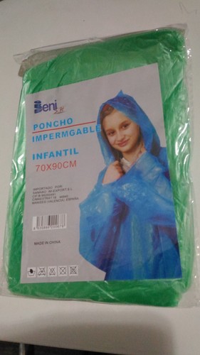 Lotto unità poncho - unità, pioggia