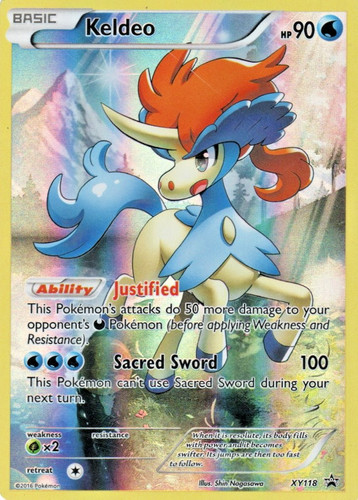 Carta pokemon keldeo xy118 - pokemon,