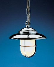 Lampada a sospensione cromata