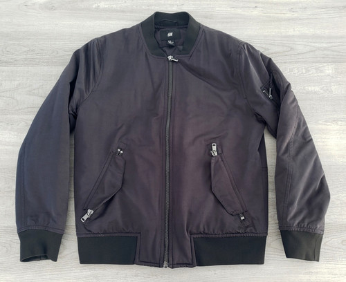 Giubbotto bomber uomo nero - giubbotto,