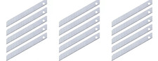 15 Lame Taglierino 9mm Acciaio