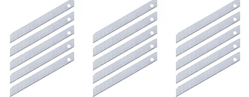 Lame taglierino 9mm acciaio - 9mm,