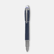 Penna Stilografica Montblanc Starwalker SpaceBlue resin 130211 Fountain Pen Blu