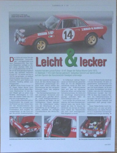Lancia fulvia in 1 - fulvia, 1.6