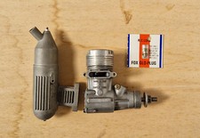 Motore Super Tigre S45 - candela glow plug FOX R/C NIB - silenziatore SuperTigre