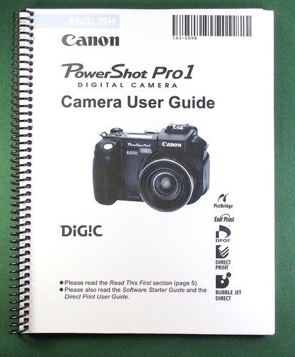 Canon powershot pro1 manuale - canon,