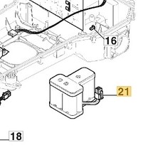 Pacco batteria 25 V - 2.0 Ah