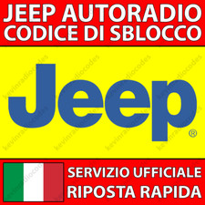 Jeep radio codice - codice, di