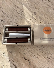 Brooks of England Manopole per manubrio in pelle sottile per bicicletta - 130 mm