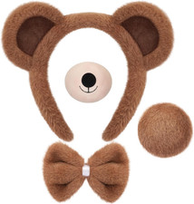 4 PCS Bear Costume Accessories
