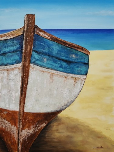 Quadro moderno dipinto mano - moderno, a