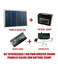 Kit fotovoltaico pwm - kw,