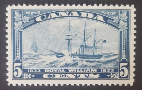 Stamps canada mint 204 5c - stamps, #204